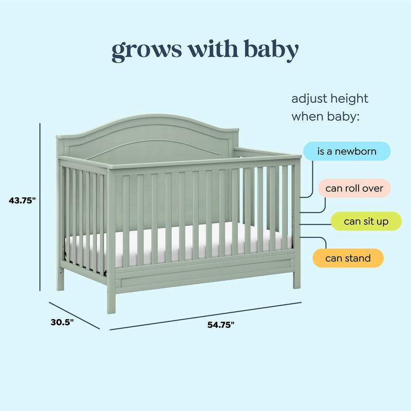 DaVinci Charlie 4-in-1 Convertible Crib