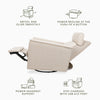 Monogram by Namesake Willa Plus Power Glider Recliner + Power Headrest