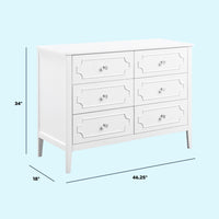 DaVinci Chloe Regency 6-Drawer Dresser