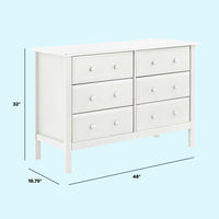 DaVinci Jayden 6-Drawer Double Wide Dresser