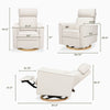Monogram by Namesake Willa Plus Power Glider Recliner + Power Headrest