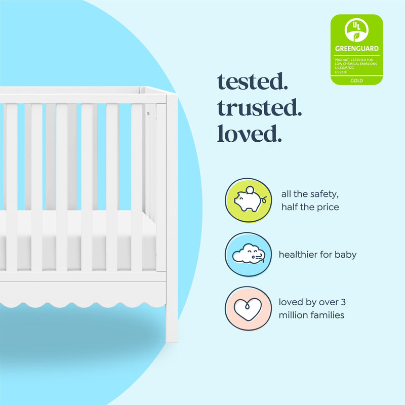 DaVinci Sammy Scallop 4-in-1  Convertible Crib