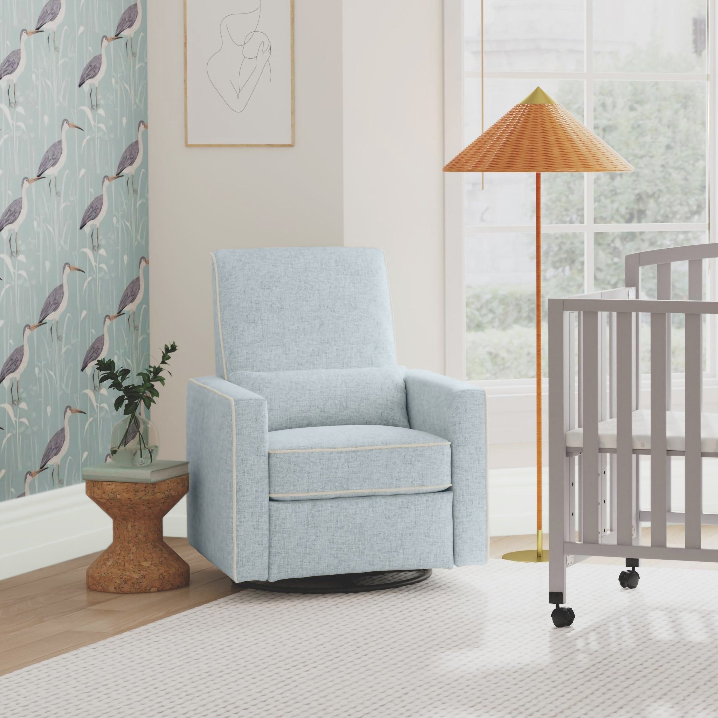 DaVinci Piper Recliner and Swivel Glider