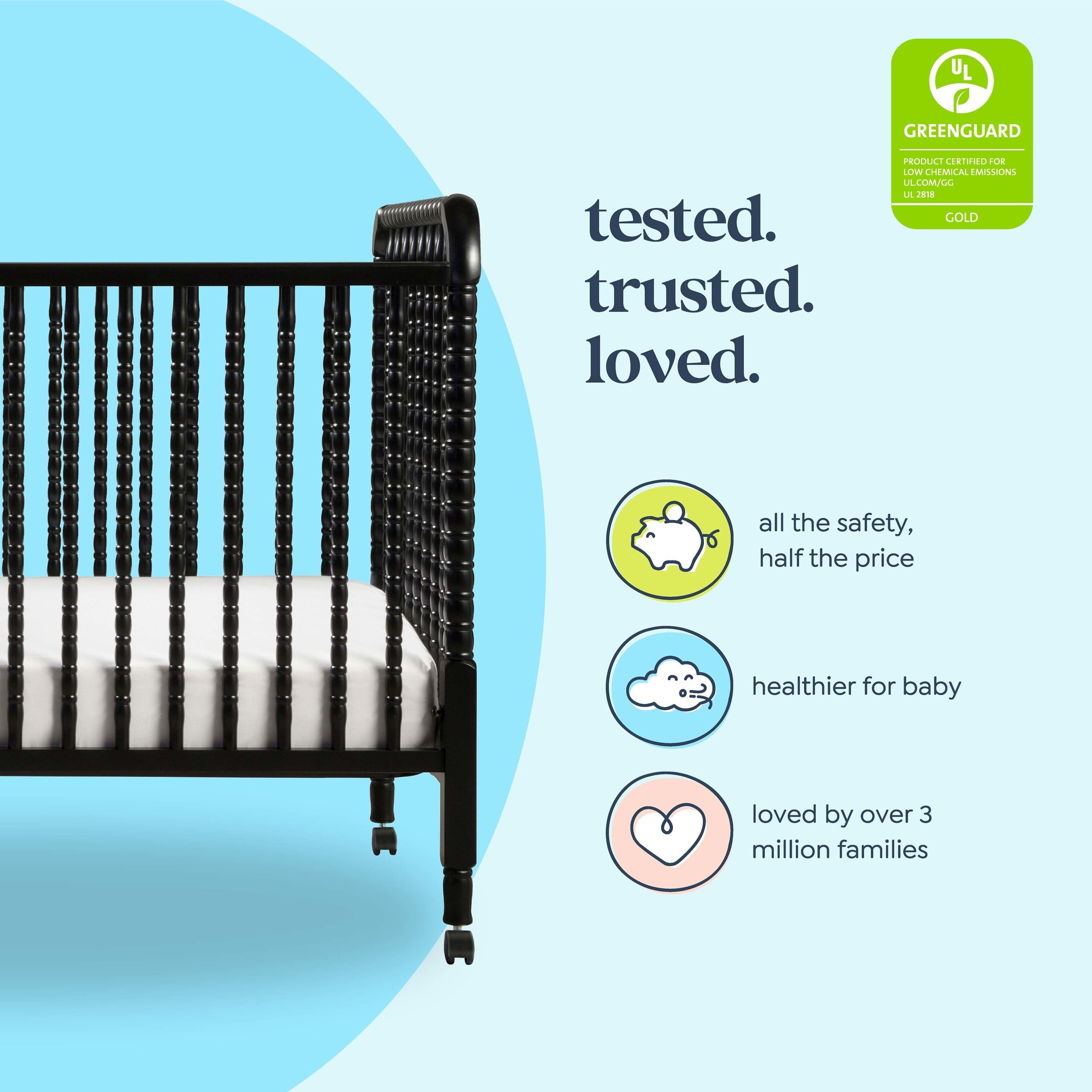 DaVinci Jenny Lind 3-in-1 Convertible Crib