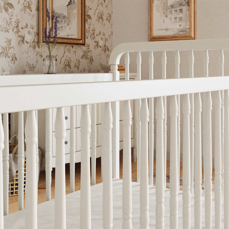 Namesake Liberty 3-in-1 Convertible Spindle Crib with Toddler Bed Conversion Kit