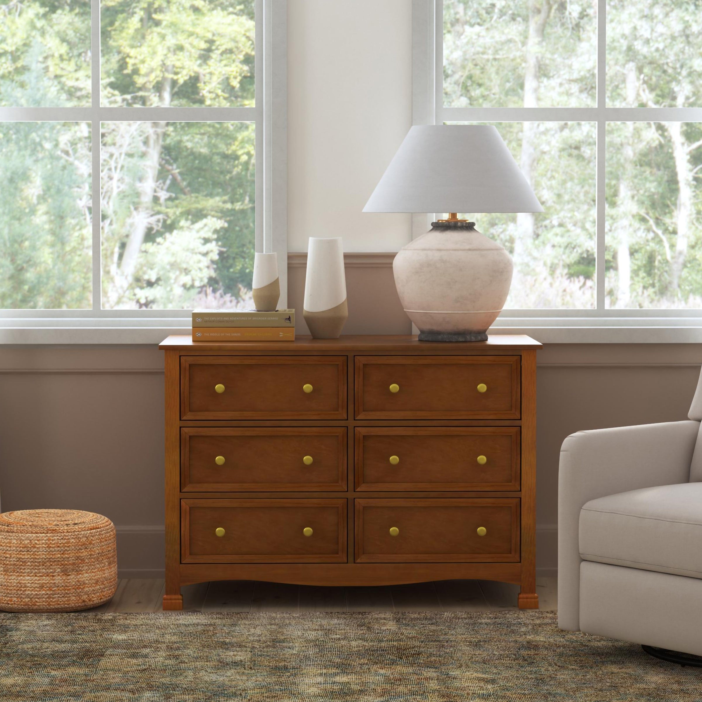 DaVinci Kalani 6-Drawer Double Wide Dresser