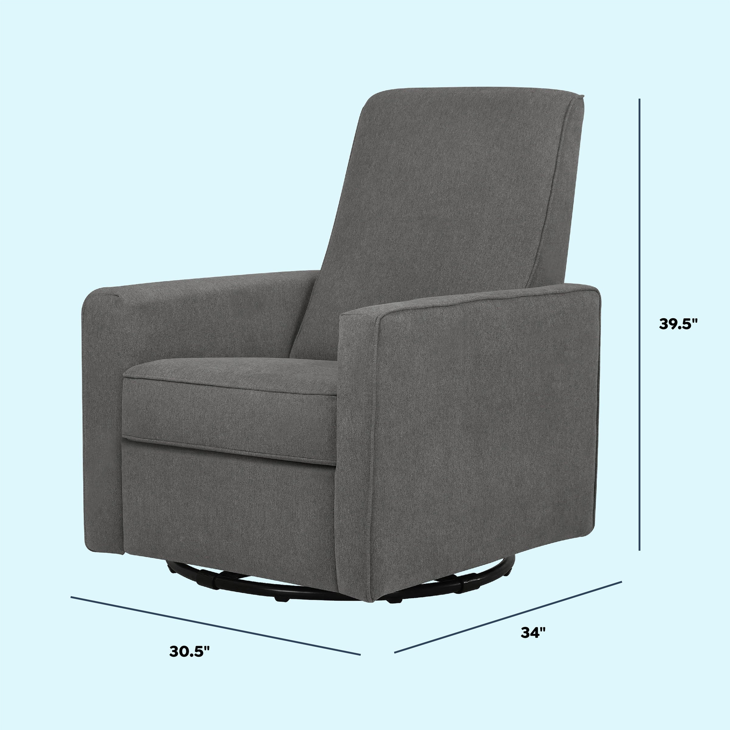 DaVinci Piper Recliner and Swivel Glider