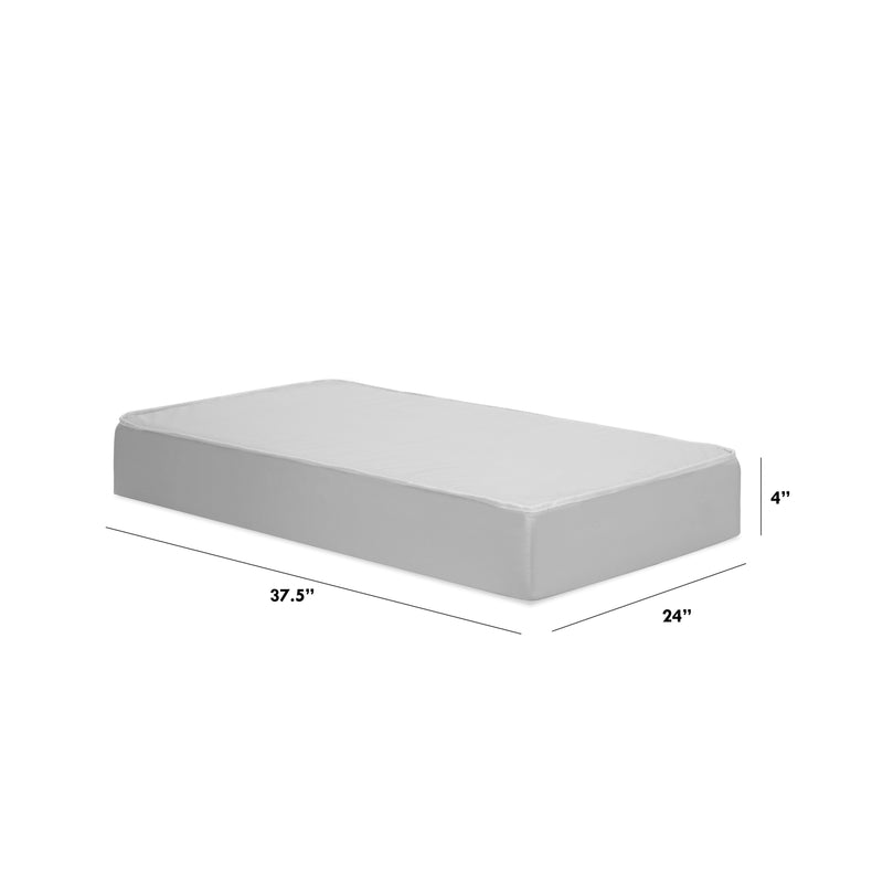 DaVinci Deluxe Coil Firm Support Mini Crib Mattress | GREENGUARD Gold Certified | Lightweight | Waterproof