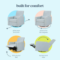 DaVinci Piper Recliner and Swivel Glider