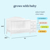 DaVinci Charlie 4-in-1 Convertible Crib and Changer Combo
