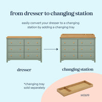 DaVinci Shea 6-Drawer Dresser