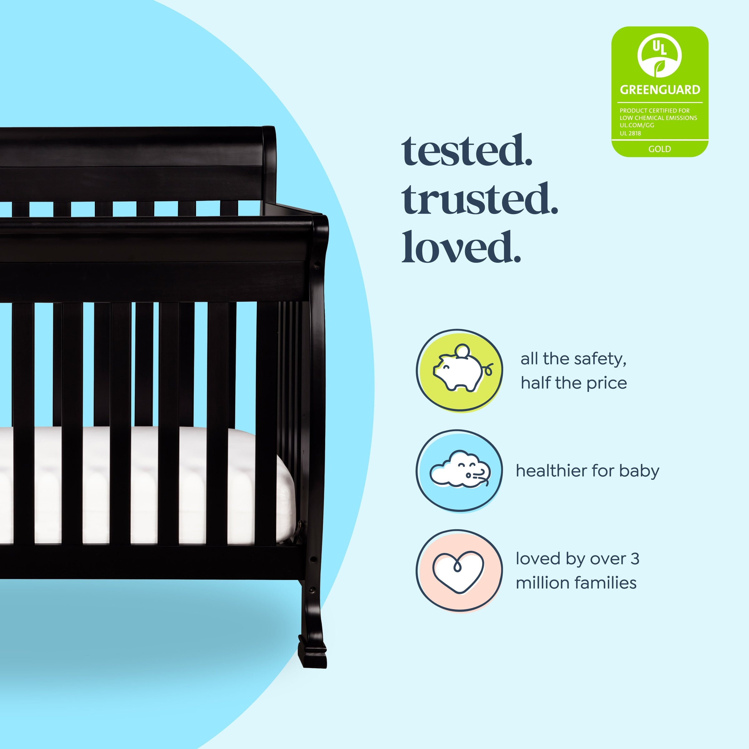 DaVinci Kalani 4-in-1 Convertible Crib