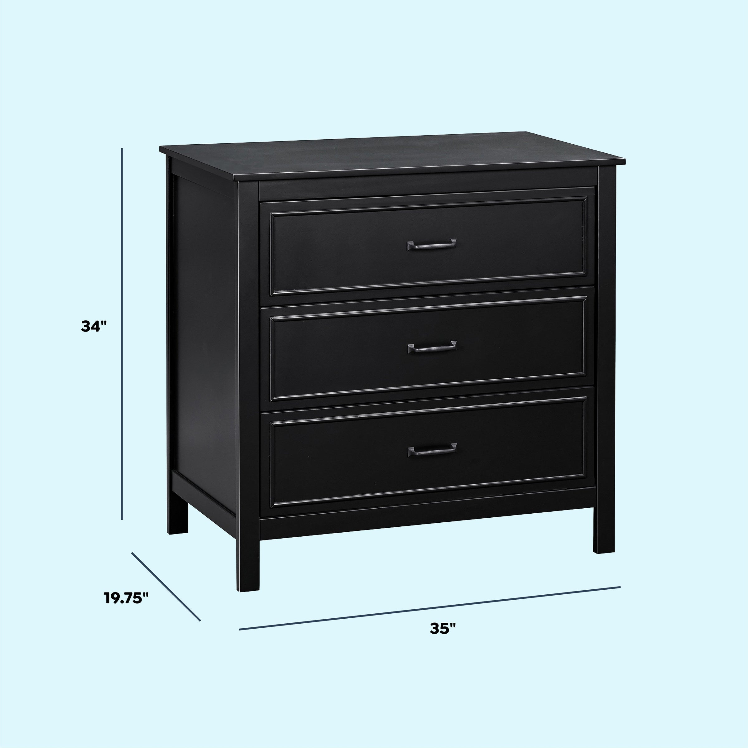 DaVinci Charlie 3-Drawer Dresser