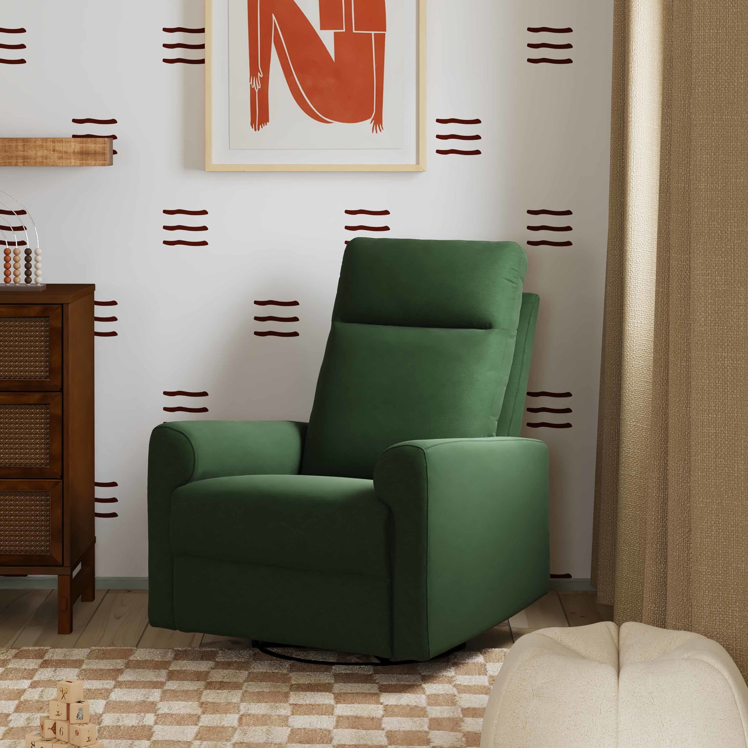 DaVinci Erin Recliner and Swivel Glider