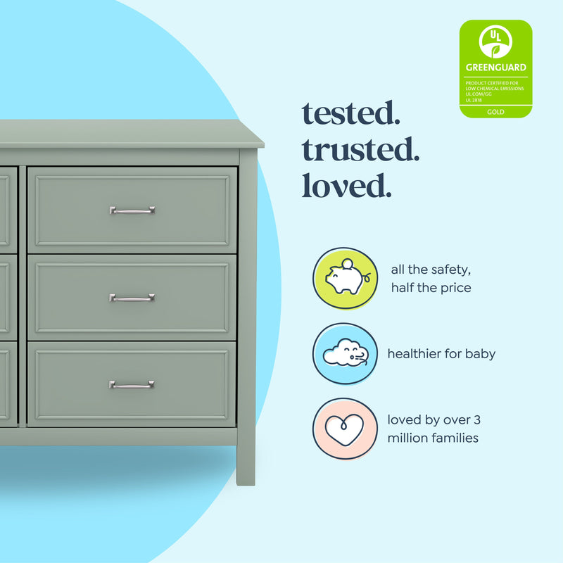 DaVinci Charlie 6-Drawer Double Dresser