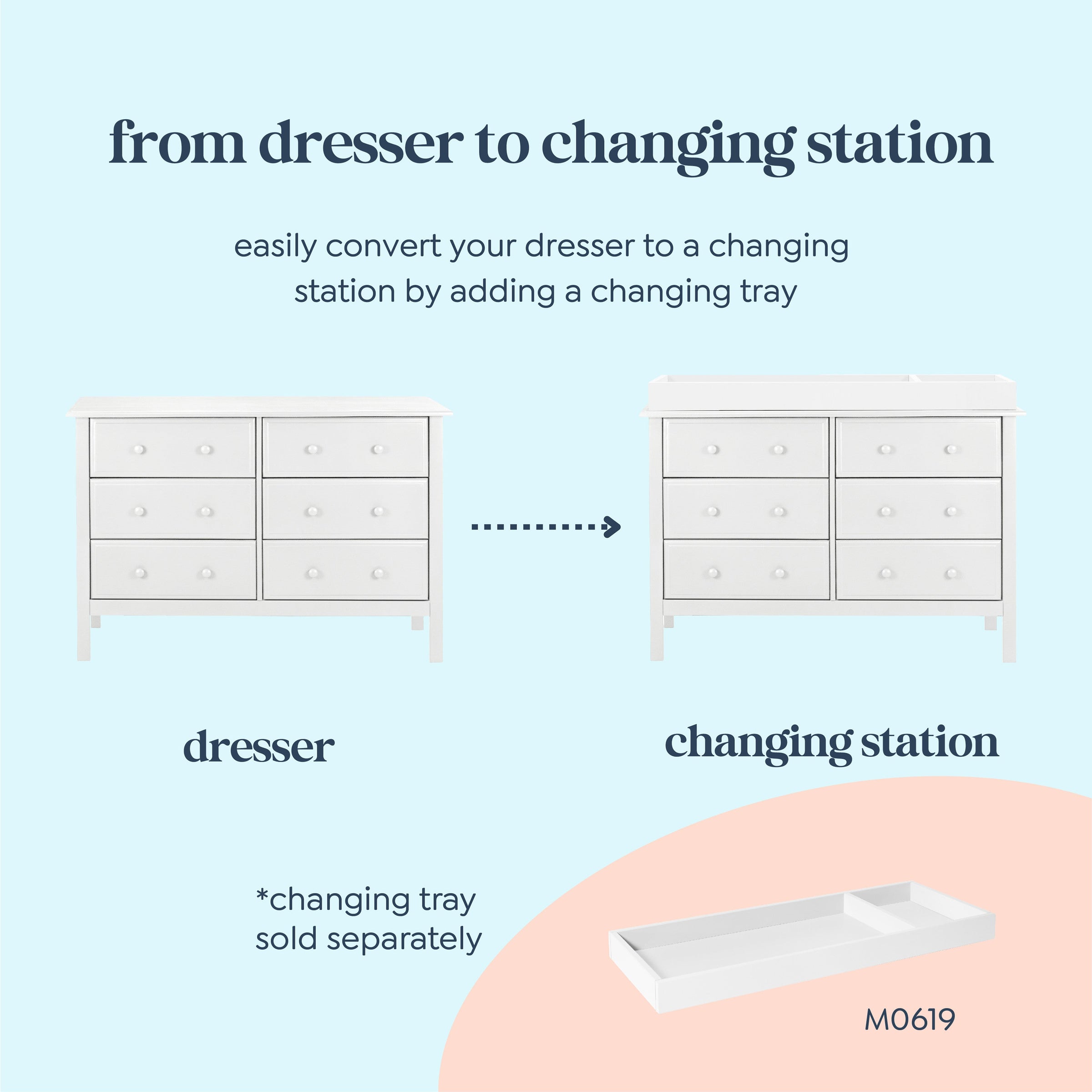 DaVinci Jayden 6-Drawer Double Wide Dresser