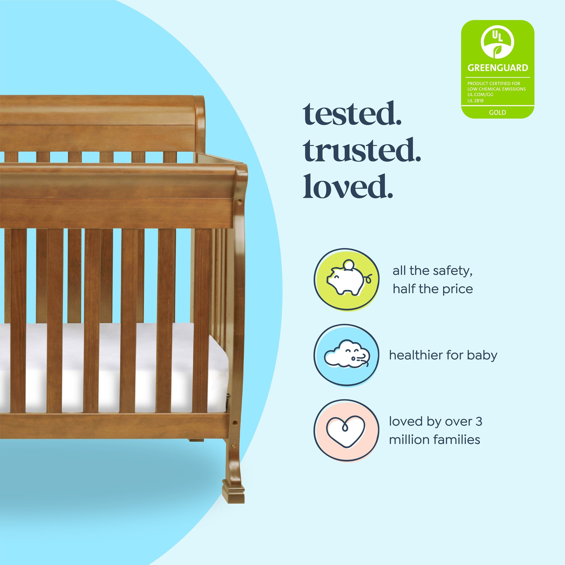 DaVinci Kalani 4-in-1 Convertible Crib