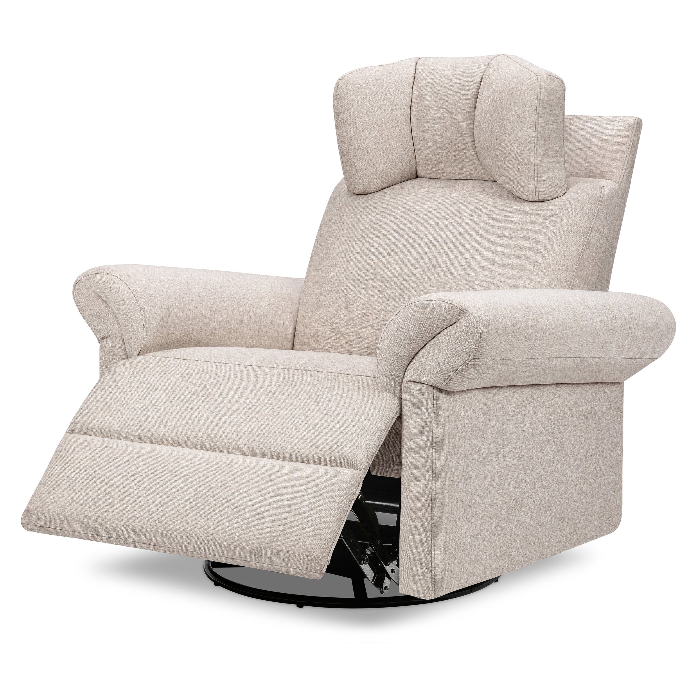 DaVinci Suzy Flex Recliner and Swivel Glider | Adjustable Headrest and Armrests