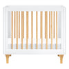 Babyletto Lolly 4-in-1 Convertible Mini Crib with Toddler Bed Conversion Kit