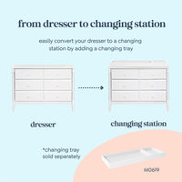 DaVinci Jenny Lind Spindle 6-Drawer Dresser