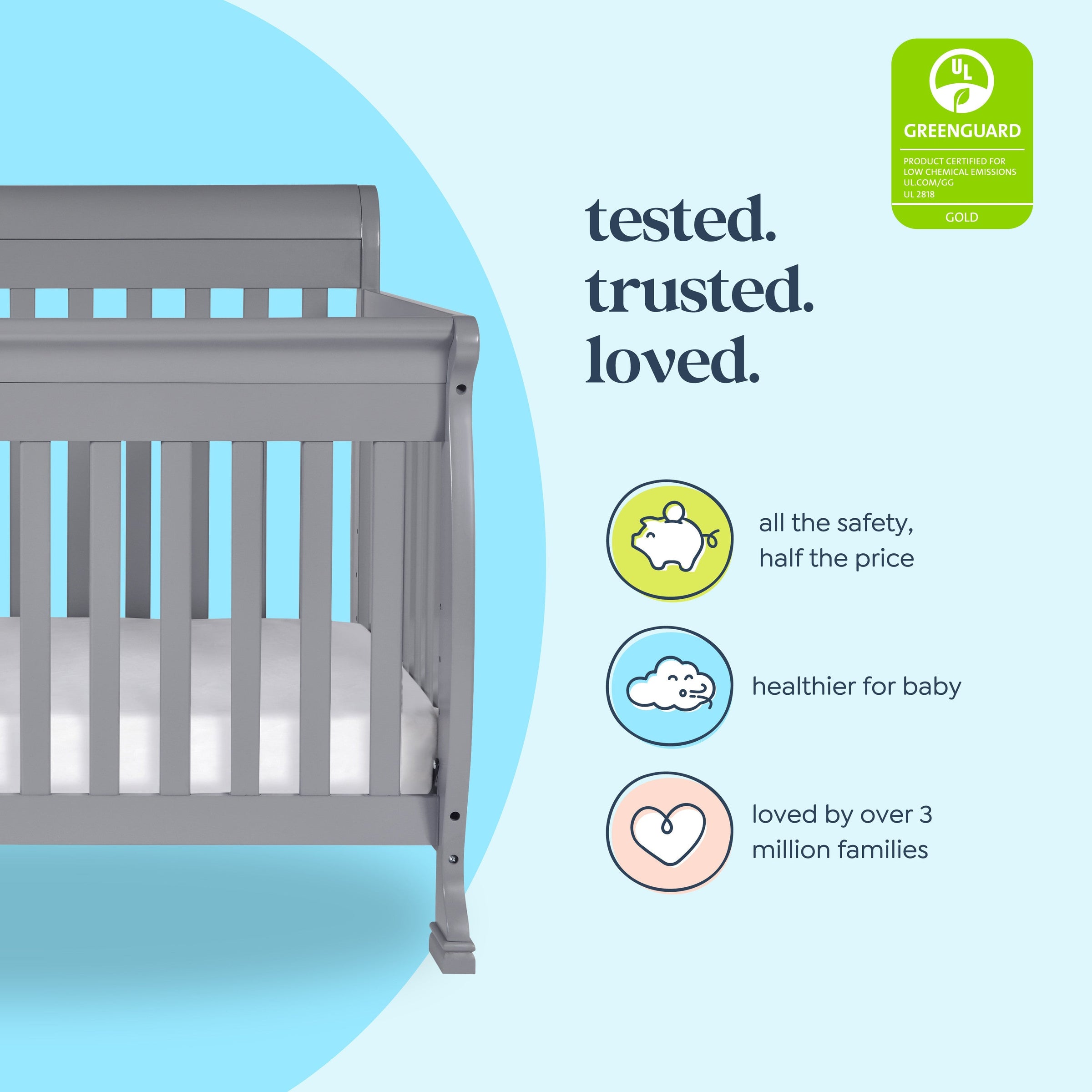 DaVinci Kalani 4-in-1 Convertible Crib