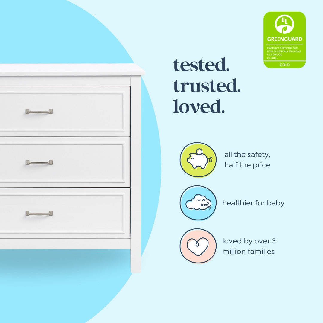 DaVinci Charlie 3-Drawer Dresser