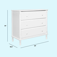 DaVinci Jenny Lind Spindle 3-Drawer Dresser