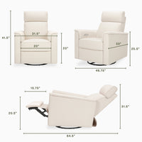 Monogram by Namesake Willa Plus Power Glider Recliner w/ Power Headrest
