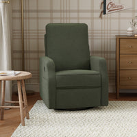 DaVinci Lucas Pillowback Swivel Recliner