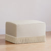 Namesake Crawford Gliding Ottoman | Boucle with Tassel Fringe