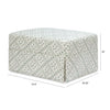 Sarah Flint x Namesake Crawford Gliding Ottoman in Eco-Performance Fabric | Water Repellent & Stain Resistant
