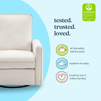 DaVinci Penny Recliner and Swivel Glider | Eco-Friendly Water Repellent & Stain Resistant Fabric