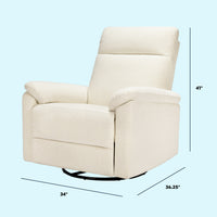 DaVinci Suzy Electronic Recliner and Swivel Glider | USB Charging Port