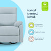 DaVinci Suzy Recliner and Swivel Glider