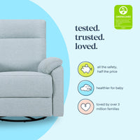 DaVinci Suzy Recliner and Swivel Glider