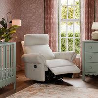 DaVinci Suzy Flex Recliner and Swivel Glider | Adjustable Headrest and Armrests