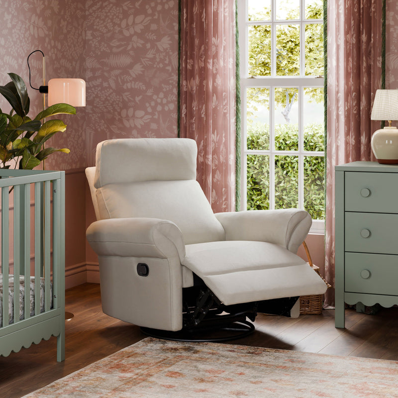 DaVinci Suzy Flex Recliner and Swivel Glider | Adjustable Headrest and Armrests