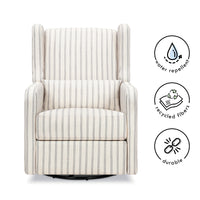 DaVinci Arlo Recliner and Swivel Glider | Water Repellent Fabric