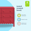 DaVinci Sammy Scallop 6-Drawer Dresser
