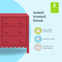 DaVinci Sammy Scallop 6-Drawer Dresser
