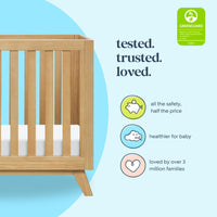 DaVinci Otto 3-in-1 Convertible Mini Crib with 4" Mattress