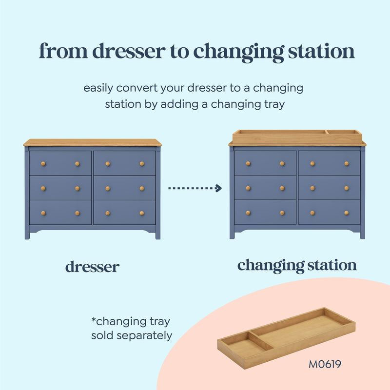 DaVinci Shea 6-Drawer Dresser