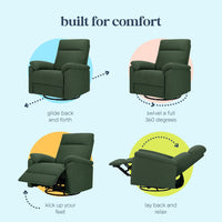 DaVinci Suzy Recliner and Swivel Glider