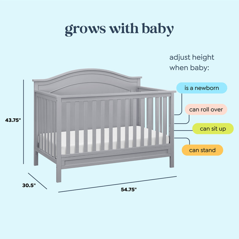 DaVinci Charlie 4-in-1 Convertible Crib