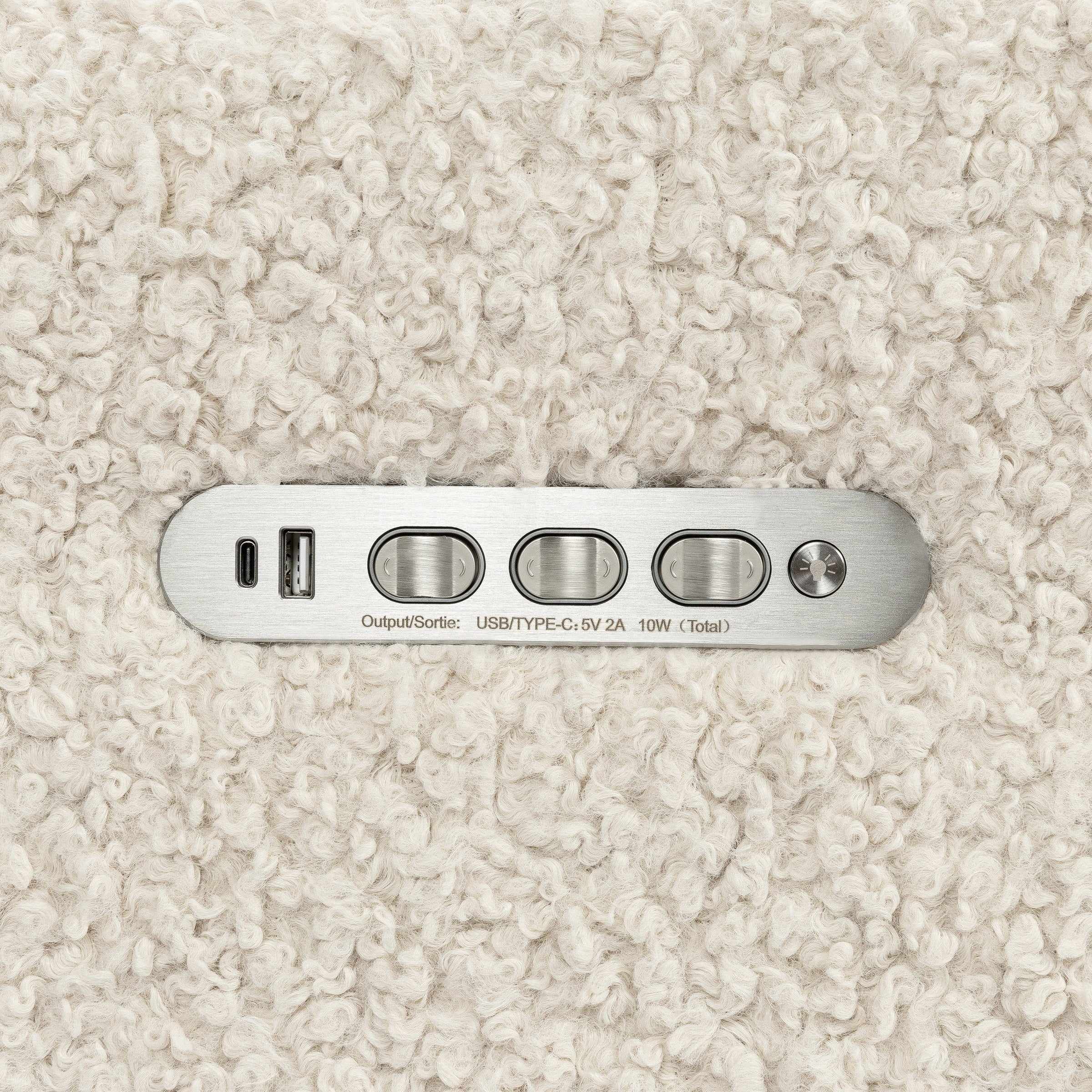 Babyletto Sigi Pro Power Recliner & Swivel Glider with Power Adjustable Headrest and Lumbar Support