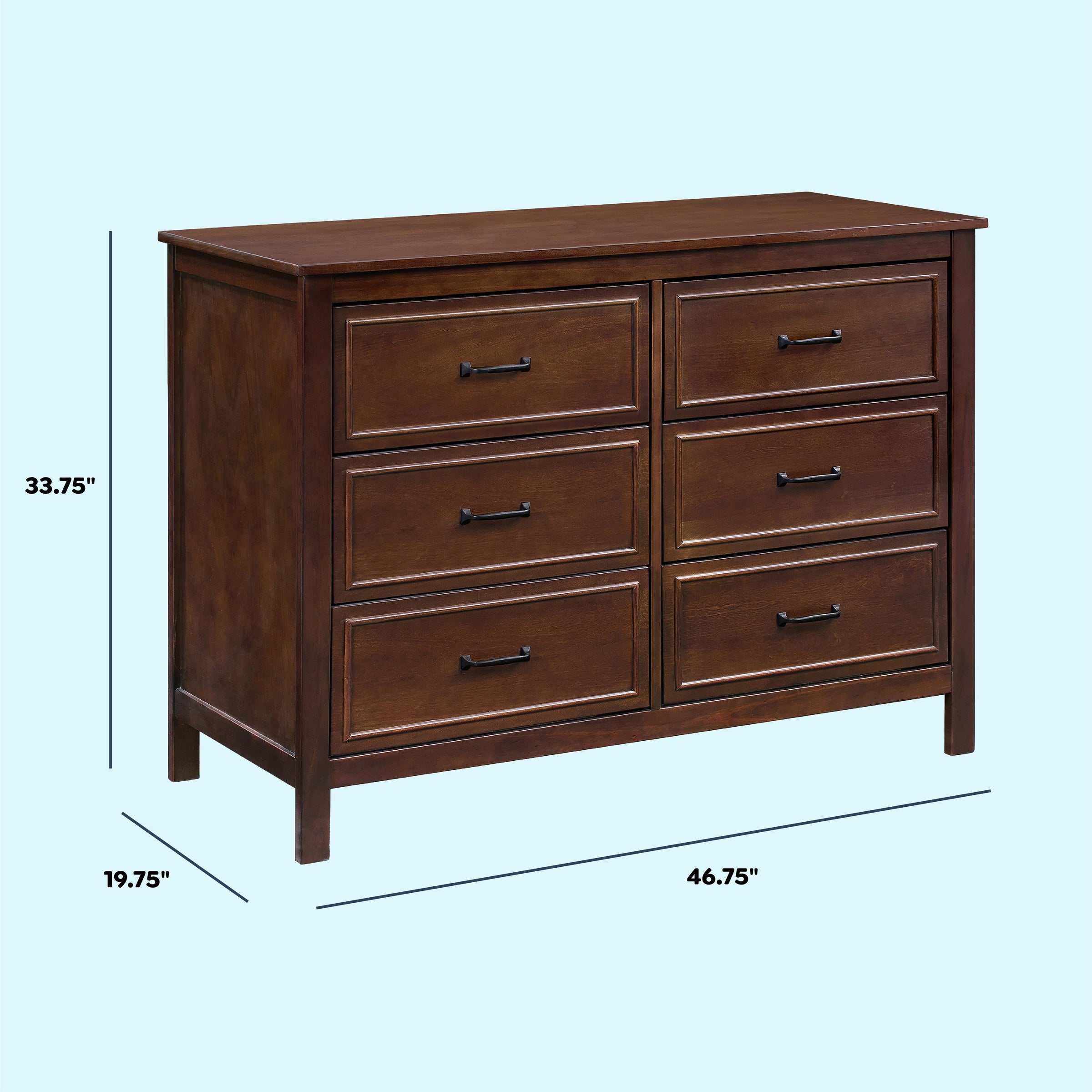 DaVinci Charlie 6-Drawer Double Dresser