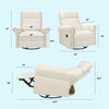 DaVinci Suzy Flex Recliner and Swivel Glider | Adjustable Headrest and Armrests
