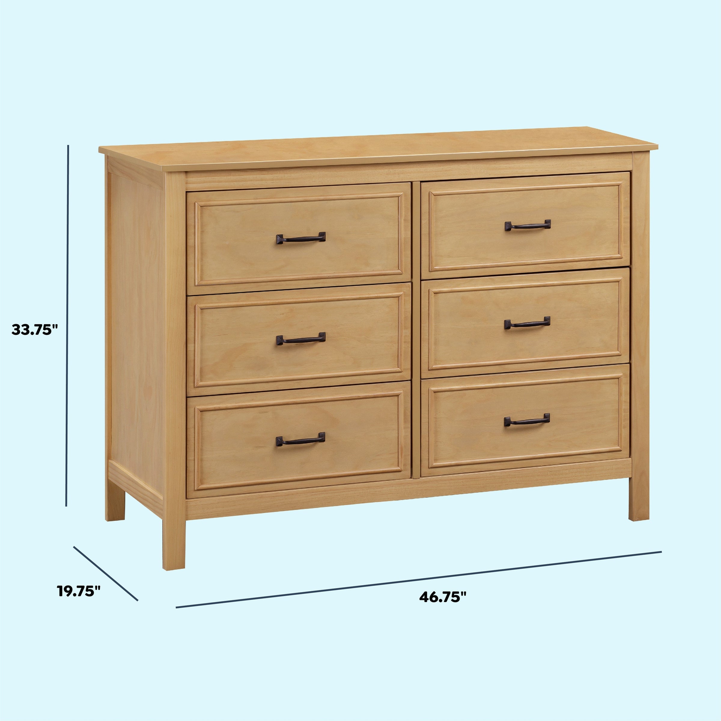 DaVinci Charlie 6-Drawer Double Dresser