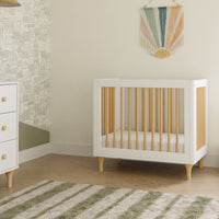 Babyletto Lolly 4-in-1 Convertible Mini Crib with Toddler Bed Conversion Kit