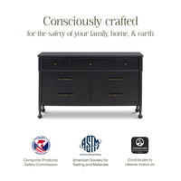Namesake Alouette 7-Drawer Wide Dresser (56”)
